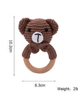 Bear - Crochet Animal Rattles Storkke Rattles