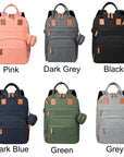 - 3-in-1 Unisex Nappy Bag Backpack with Foldable Changing Pad Baby Stork Diaper Wet Bags
