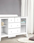 - Baby Changing Table & Diaper Station with Drawers | Nursery Storage Cabinet Keezi Baby & Kids > Kid's Furniture > Changing Tables