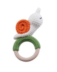 Snail - Crochet Animal Rattles Storkke Rattles