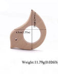 Bird - Wooden Teethers - Animal Shaped Baby Teething Toys Storkke Baby Soothers