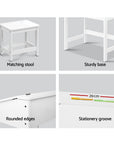 - 2PCS Kids Table and Chair Set | Lift-Top Desk with Storage | Study & Activity Desk Keezi Baby & Kids > Kid's Furniture > Kid's Desks