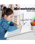 - 2PCS Kids Table and Chair Set | Lift-Top Desk with Storage | Study & Activity Desk Keezi Baby & Kids > Kid's Furniture > Kid's Desks