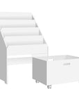 - 4 Tiers Kids Bookshelf Storage Organiser Children Bookcase Drawers Display Keezi Baby & Kids > Kid's Furniture > Kid's Bookcases & Shelves