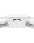 - Kids Table and Chair Set with Storage Box | White MDF Activity Table & 2 Chairs Baby Stork Baby & Kids > Kid's Furniture > Kid's Tables, Chairs & Seats