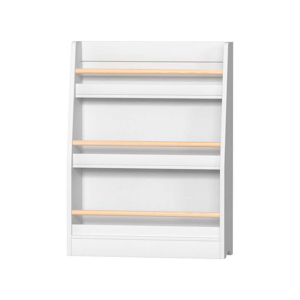 3-Tier Kids Bookshelf – Book & Toy Organiser with Protective Rods