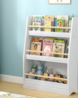 - 3-Tier Kids Bookshelf – Book & Toy Organiser with Protective Rods Keezi Baby & Kids > Kid's Furniture > Kid's Bookcases & Shelves