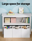 - Kids Bookshelf with 3 Drawers | Toy Storage & Bookcase Organiser Keezi Baby & Kids > Kid's Furniture > Kid's Bookcases & Shelves