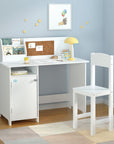 - Kids Study Desk & Chair Set | Storage Cabinet & Corkboard Organiser Keezi Baby & Kids > Kid's Furniture > Kid's Desks