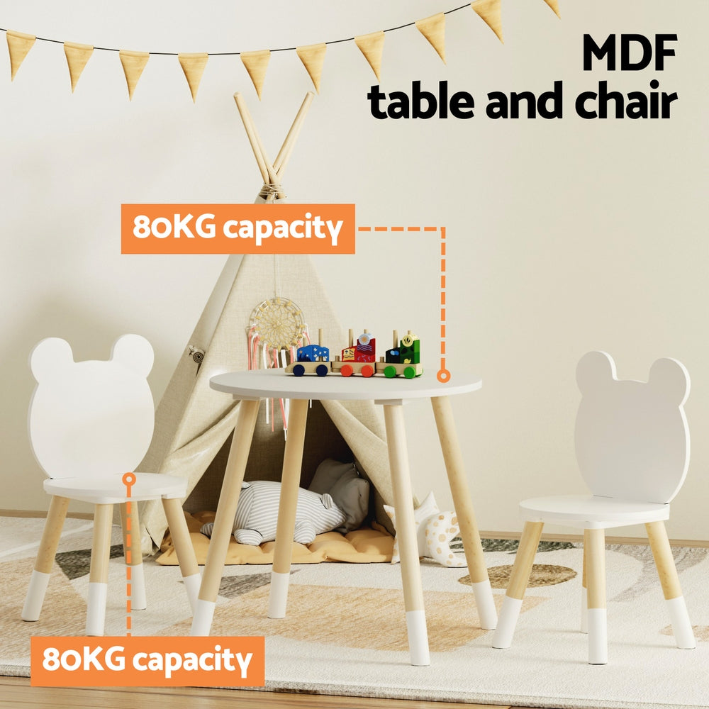Kids Table and Chairs Set Activity Playing Study Children Desk