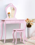 - Kids Princess Dressing Table & Stool Set | Pink Keezi Baby & Kids > Kid's Furniture > Kid's Dressers, Cupboards & Wardrobes