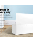 - Kids Toy Storage Box & Organiser Chest – White Keezi Baby & Kids > Kid's Furniture > Toy Boxes