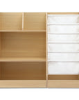 - Bookshelf with Sling, Drawer & Open Shelves | Wooden Storage Organiser for Playroom Baby Stork Baby & Kids > Kid's Furniture > Kid's Bookcases & Shelves