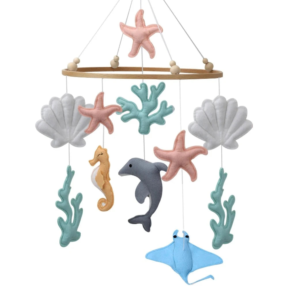 - Underwater Theme Sea Animals Nursery Crib Mobile - Perfect for a Mermaid-Themed Nursery Baby Stork Baby Mobile
