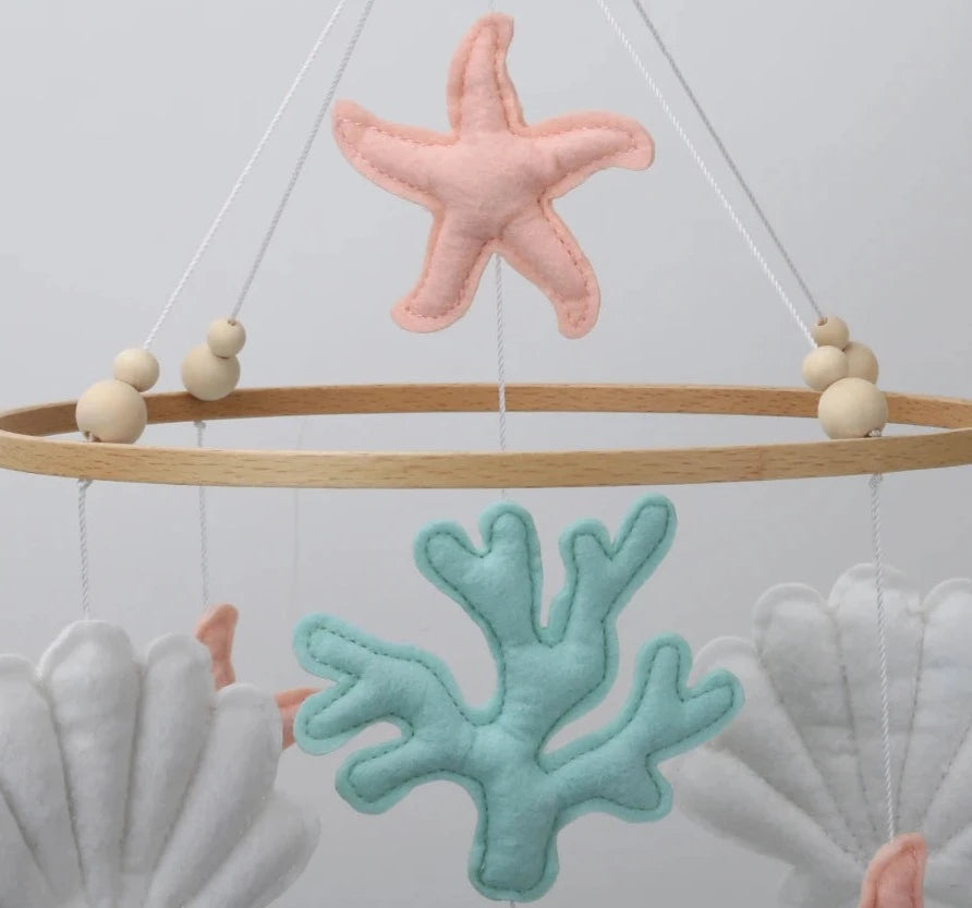 - Underwater Theme Sea Animals Nursery Crib Mobile - Perfect for a Mermaid-Themed Nursery Baby Stork Baby Mobile