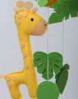 - Luxury Felt Baby Mobile - Jungle Safari Nursery Mobiles Baby Stork Baby Mobile