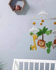 - Luxury Felt Baby Mobile - Jungle Safari Nursery Mobiles Baby Stork Baby Mobile