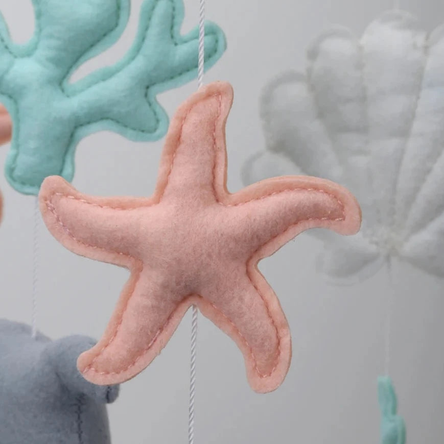 - Underwater Theme Sea Animals Nursery Crib Mobile - Perfect for a Mermaid-Themed Nursery Baby Stork Baby Mobile