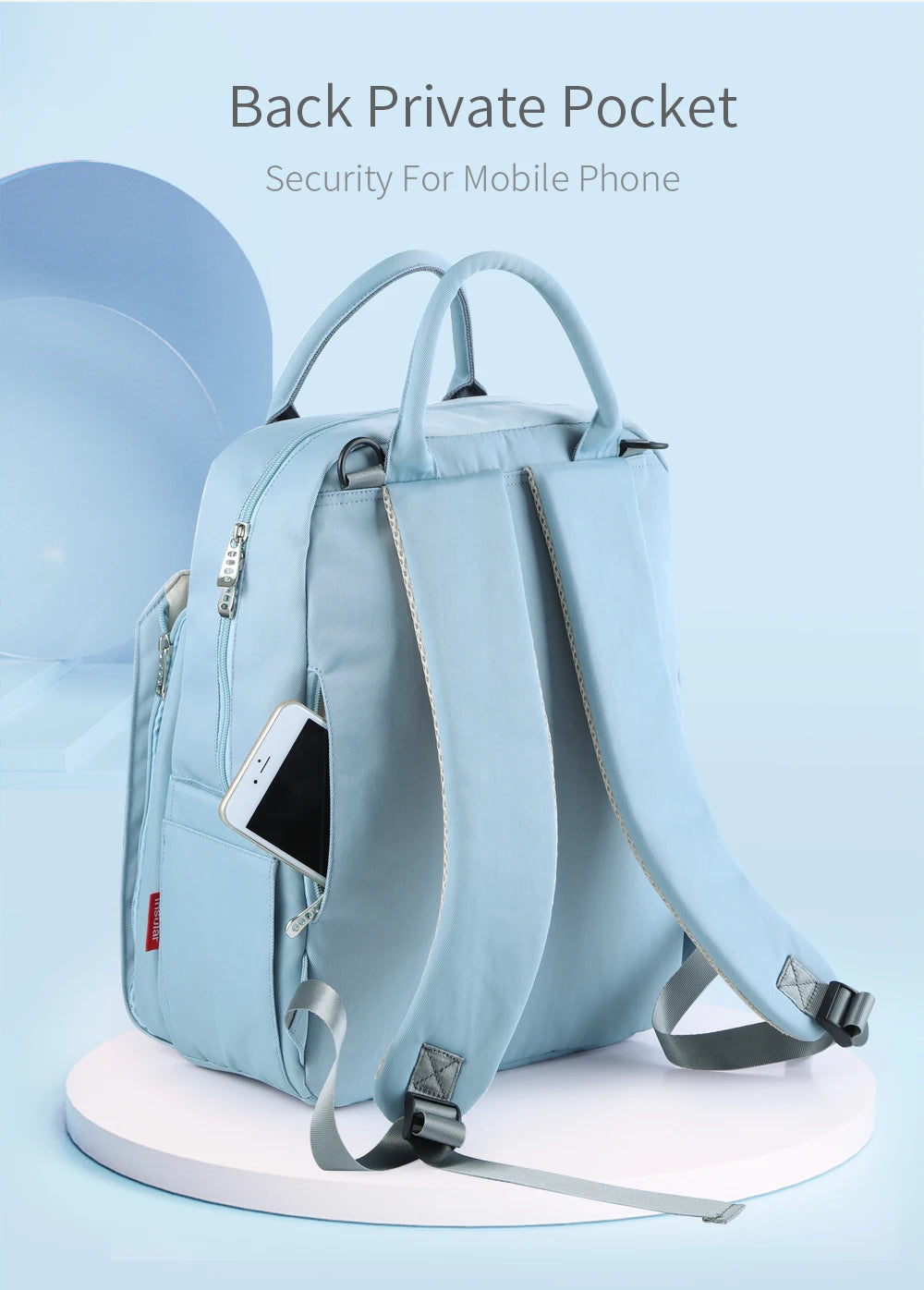 - Multifunctional Waterproof Baby Diaper Backpack – Large Capacity Nappy Bag for Mums & Dads Baby Stork