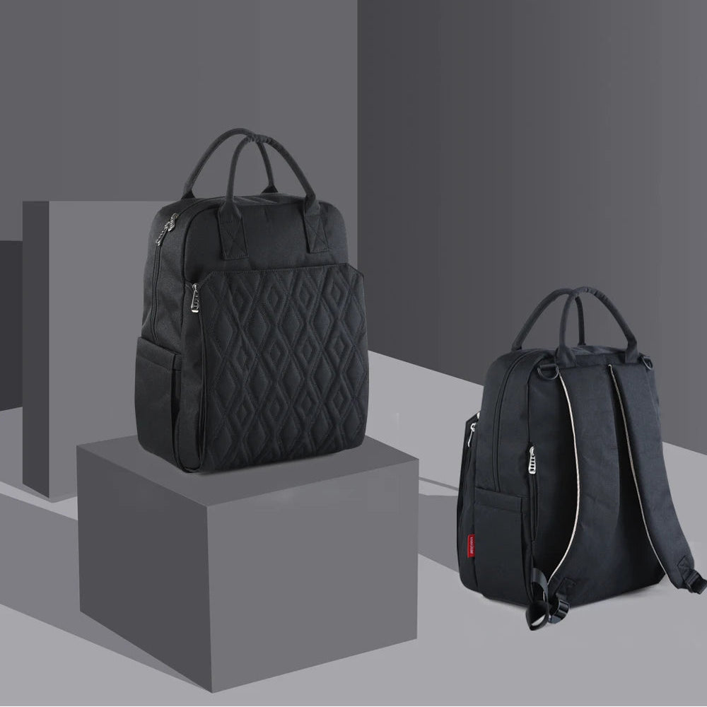 - Multifunctional Waterproof Baby Diaper Backpack – Large Capacity Nappy Bag for Mums & Dads Baby Stork