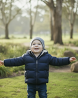 - Winter Thick Hooded Jacket Baby Stork