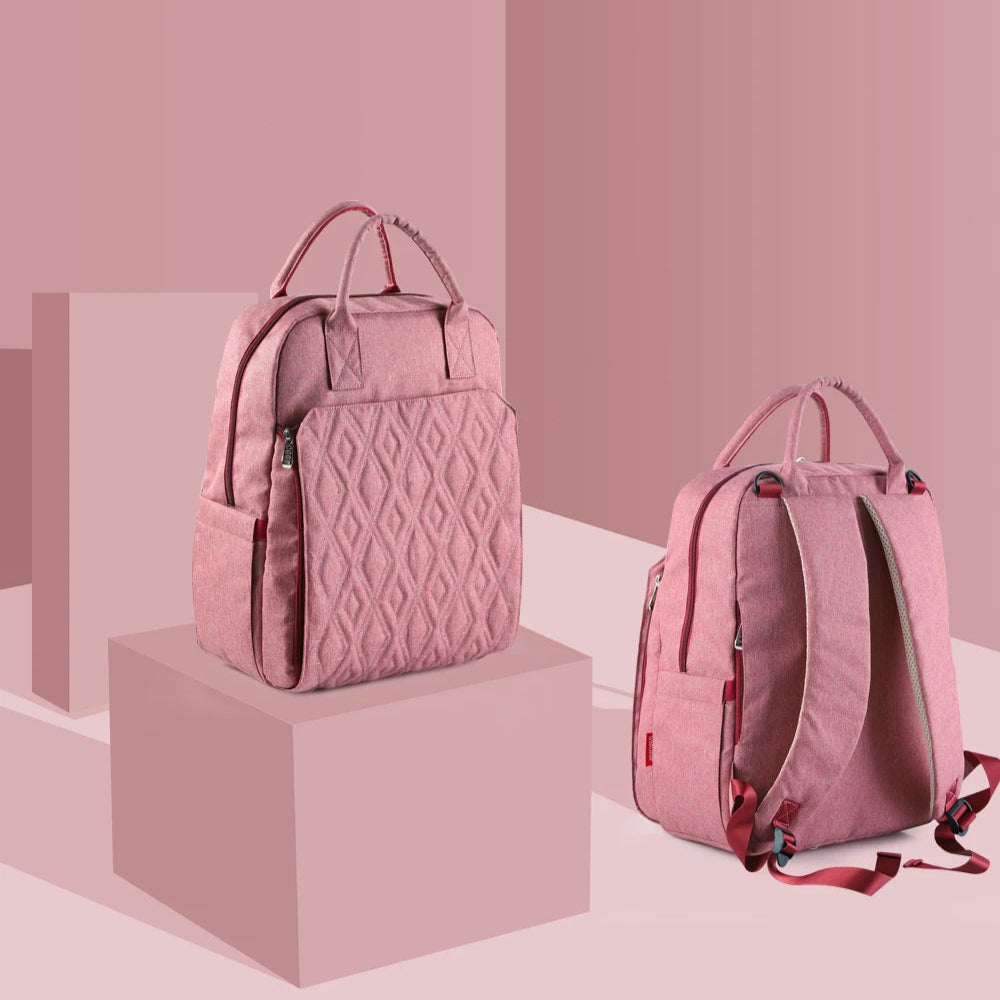 - Multifunctional Waterproof Baby Diaper Backpack – Large Capacity Nappy Bag for Mums & Dads Baby Stork