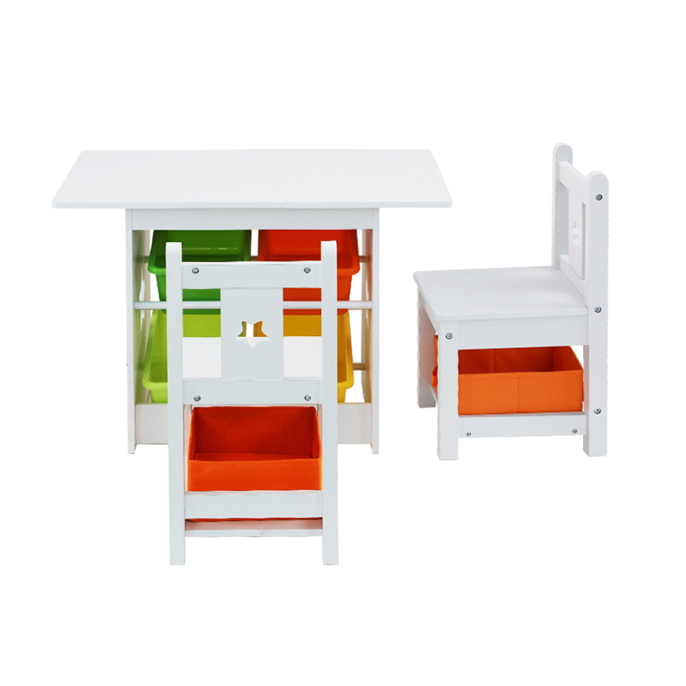 - 3PCS Kids Table and Chairs Set – Play & Storage Furniture Keezi Baby & Kids > Baby & Kid's Toys > Pretend Play