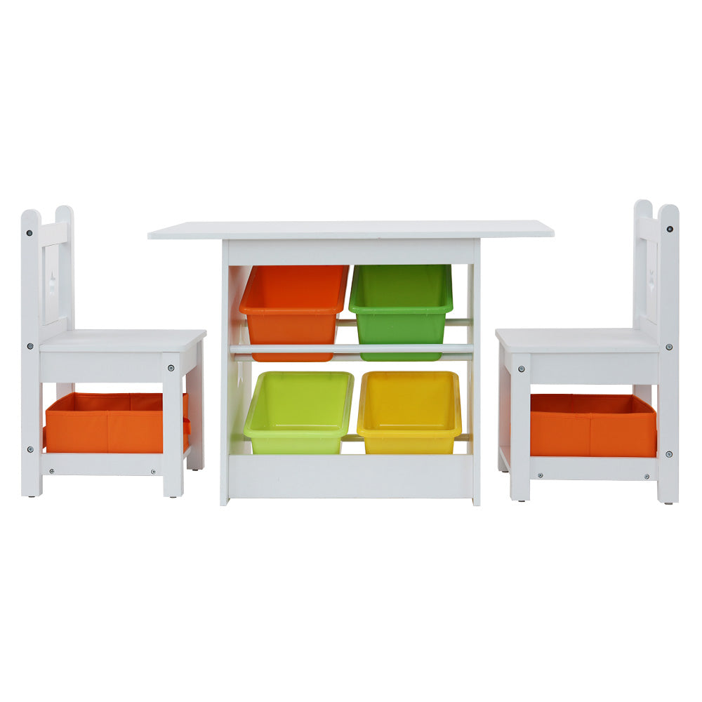 - 3PCS Kids Table and Chairs Set – Play & Storage Furniture Keezi Baby & Kids > Baby & Kid's Toys > Pretend Play