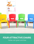 - Kids Plastic Chairs Set of 4 | Children's Activity Chairs Keezi Baby & Kids > Kid's Furniture > Kid's Tables, Chairs & Seats