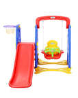- Kids 3-in-1 Slide & Swing Playset with Basketball Hoop | Indoor & Outdoor Playground Keezi Baby & Kids > Baby & Kid's Toys > Outdoor Play Equipment