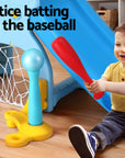 - Kids 5-in-1 Slide & Baseball Playset | Basketball Hoop, Football Goal & Climbing Frame | Indoor & Outdoor Fun Keezi Baby & Kids > Baby & Kid's Toys > Outdoor Play Equipment