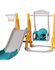 - Kids Slide & Swing Set with Basketball Hoop | 3-in-1 Outdoor Playset Keezi Baby & Kids > Baby & Kid's Toys > Outdoor Play Equipment