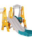 - Kids Slide & Swing Set with Basketball Hoop | 3-in-1 Outdoor Playset Keezi Baby & Kids > Baby & Kid's Toys > Outdoor Play Equipment