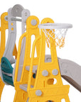 - Kids Slide & Swing Set with Basketball Hoop | 3-in-1 Outdoor Playset Keezi Baby & Kids > Baby & Kid's Toys > Outdoor Play Equipment