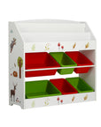 - 3-Tier Kids Bookshelf with 6 Storage Bins – Book & Toy Organiser Keezi Baby & Kids > Kid's Furniture > Kid's Bookcases & Shelves