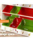 - 3-Tier Kids Bookshelf with 6 Storage Bins – Book & Toy Organiser Keezi Baby & Kids > Kid's Furniture > Kid's Bookcases & Shelves
