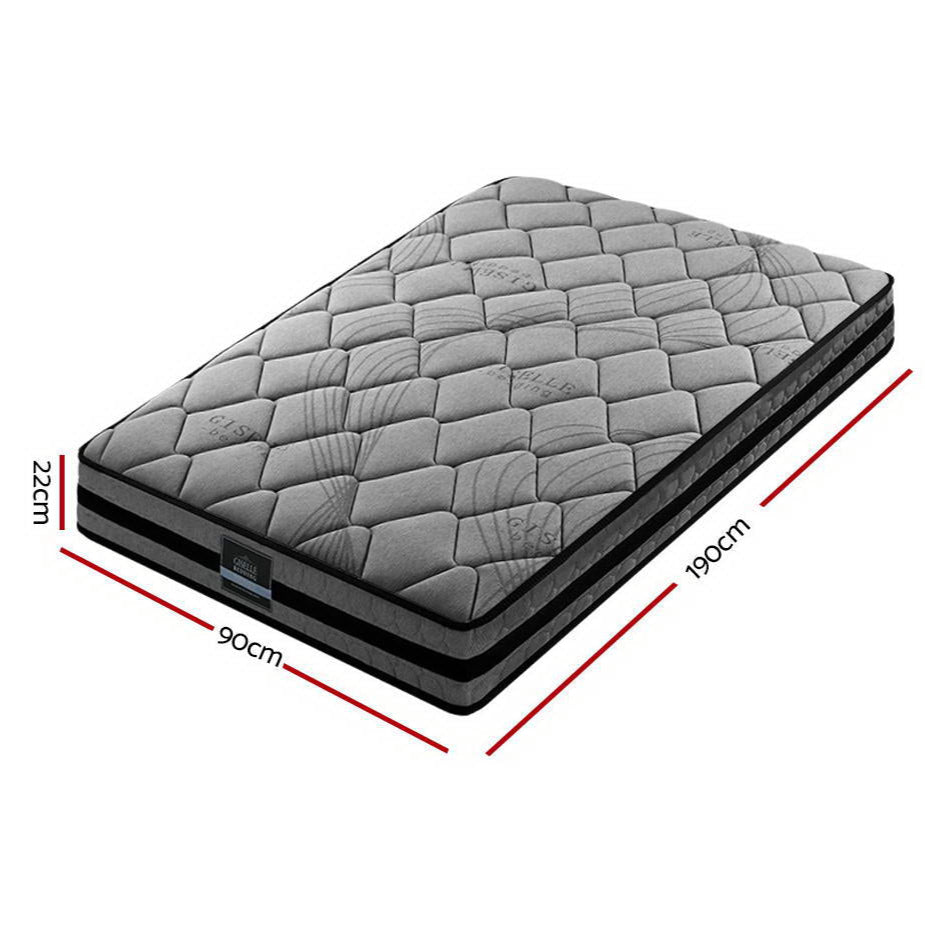 Giselle Bedding 22cm Premium Mattress | Medium Firm Single Bed