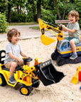 - Keezi Kids Ride On Toy Car Bulldozer and Digger with Helmet Outdoor Sandpit Toys Yellow Baby Stork Baby & Kids > Ride On Cars, Go-karts & Bikes > Ride On Cars
