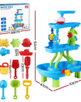 - Sand and Water Table – 4-Tier Waterfall Play Set Keezi Baby & Kids > Baby & Kid's Toys > Building Toys