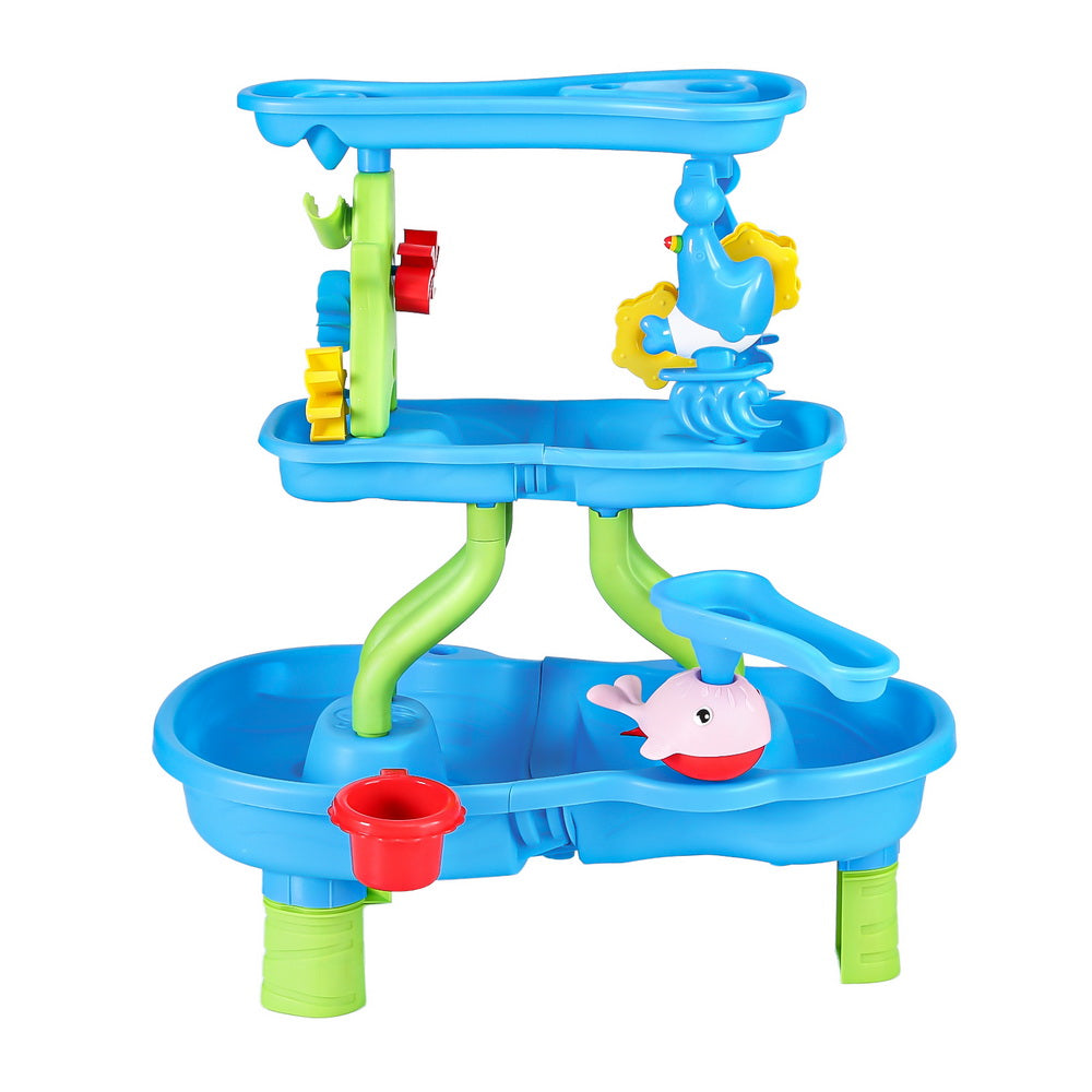 - Sand and Water Table – 4-Tier Waterfall Play Set Keezi Baby & Kids > Baby & Kid's Toys > Building Toys