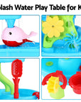 - Sand and Water Table – 4-Tier Waterfall Play Set Keezi Baby & Kids > Baby & Kid's Toys > Building Toys