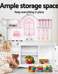 - Kids Wooden Play Kitchen Set | Pretend Cooking Toy with Storage & Accessories Keezi Baby & Kids > Baby & Kid's Toys > Pretend Play