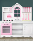 - Kids Wooden Play Kitchen Set | Pretend Cooking Toy with Storage & Accessories Keezi Baby & Kids > Baby & Kid's Toys > Pretend Play