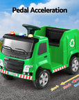 - Kids Electric Ride-On Garbage Truck – 12V Recycling Truck with Lights, Music & Remote Control (Green) Rigo Baby & Kids > Ride On Cars, Go-karts & Bikes > Ride On Cars