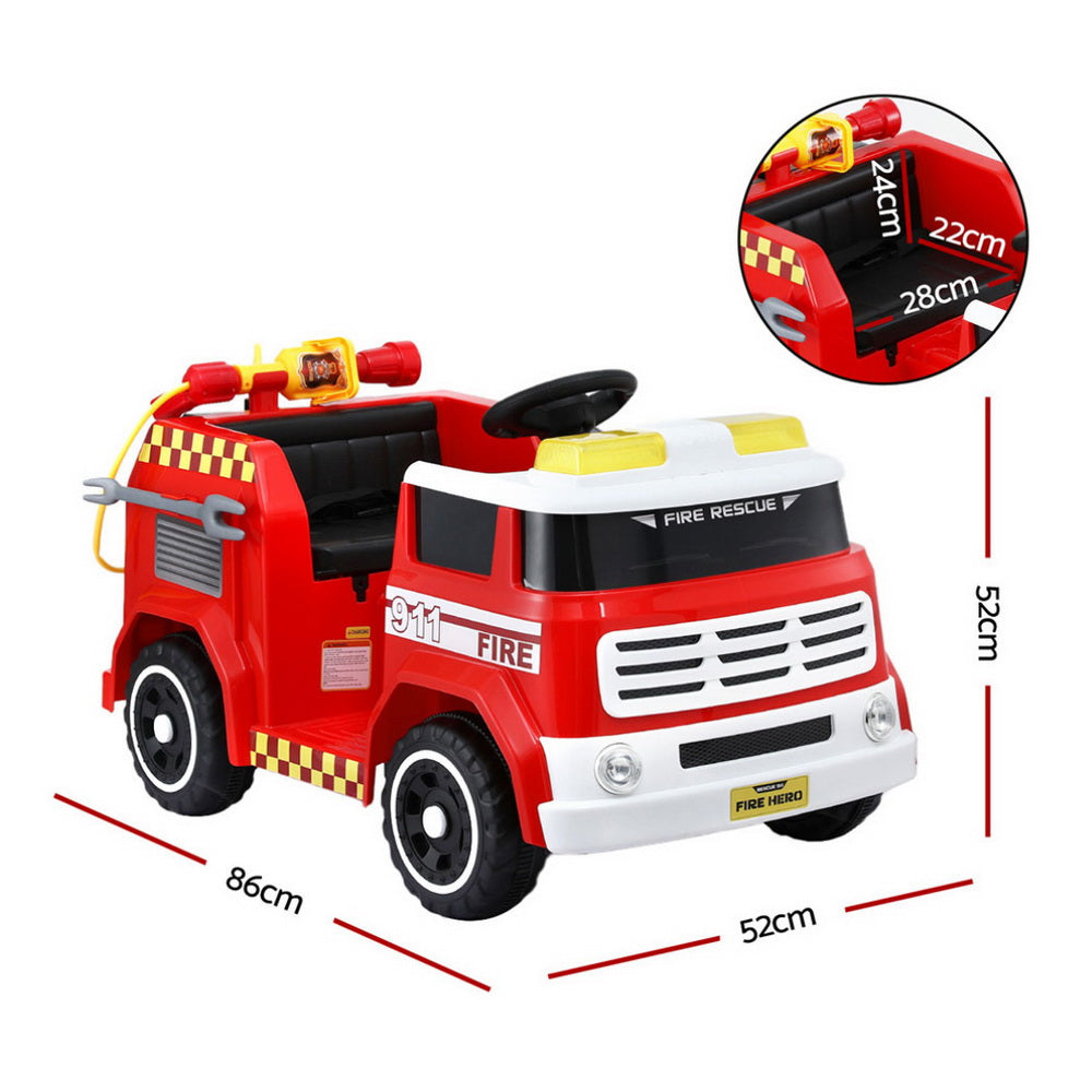 - Kids Ride On Fire Engine Truck – Electric Ride-On Car with Water Gun, Music & Remote Control Baby Stork Baby & Kids > Ride On Cars, Go-karts & Bikes > Ride On Cars