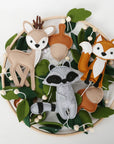 - Woodland Felt Baby Nursery Mobile - Forest Animals Crib Cot Mobile Baby Stork Baby Mobile