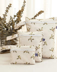 Cockatoo - 3PCS Waterproof Travel Wet Dry Bag Set - Portable & Eco-Friendly Diaper Storage Baby Stork Diaper Wet Bags