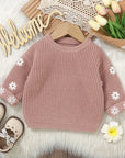 - Daisy Knit Baby & Toddler Sweater Baby Stork