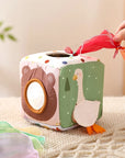 - Montessori Sensory Magic Tissue Box Toy – Soft Fabric Crinkle Tissue Sensory Set for Babies & Toddlers Baby Stork Gifting