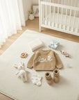 Beige - Love Knit Baby & Toddler Sweater Baby Stork